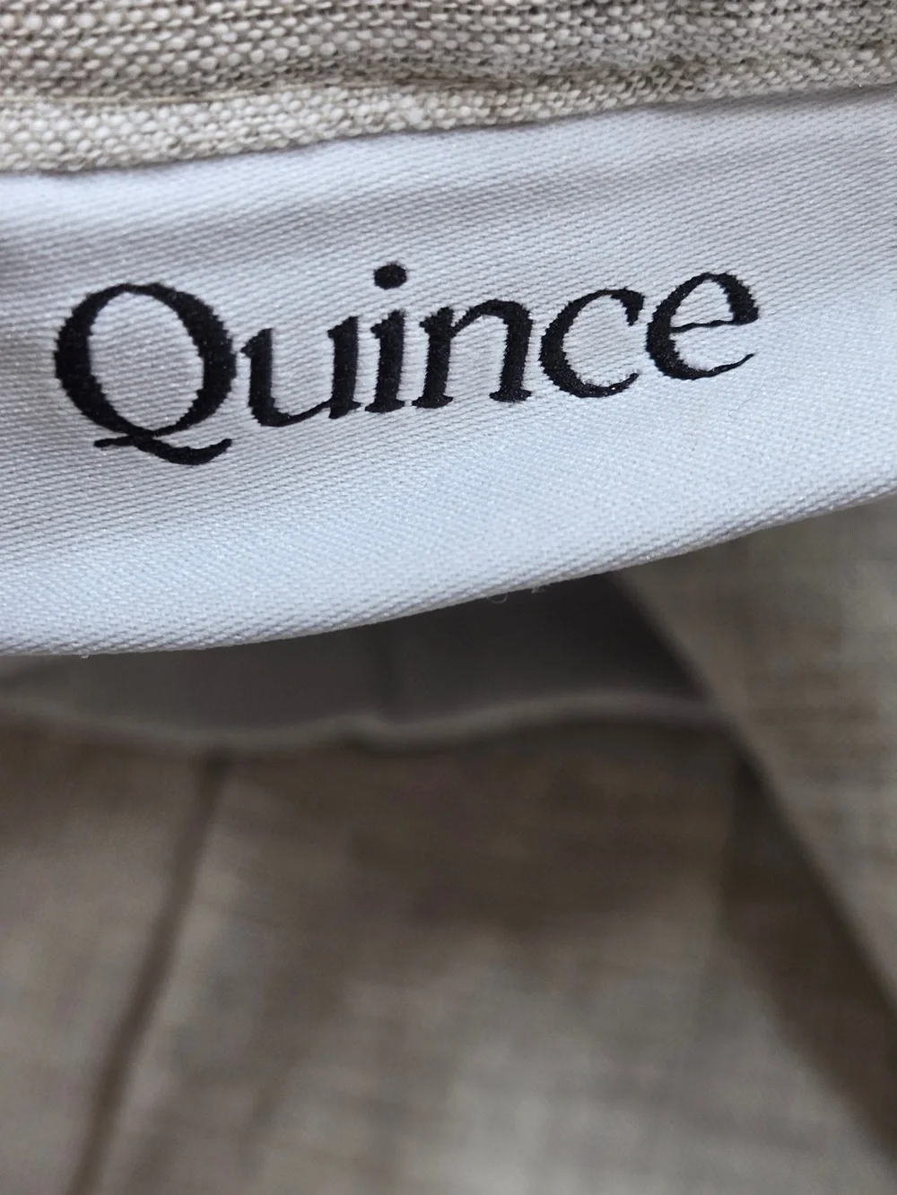 NWOT QUINCE Set Of 2 48x84 European Linen True Blackout Curtains Flax 9991